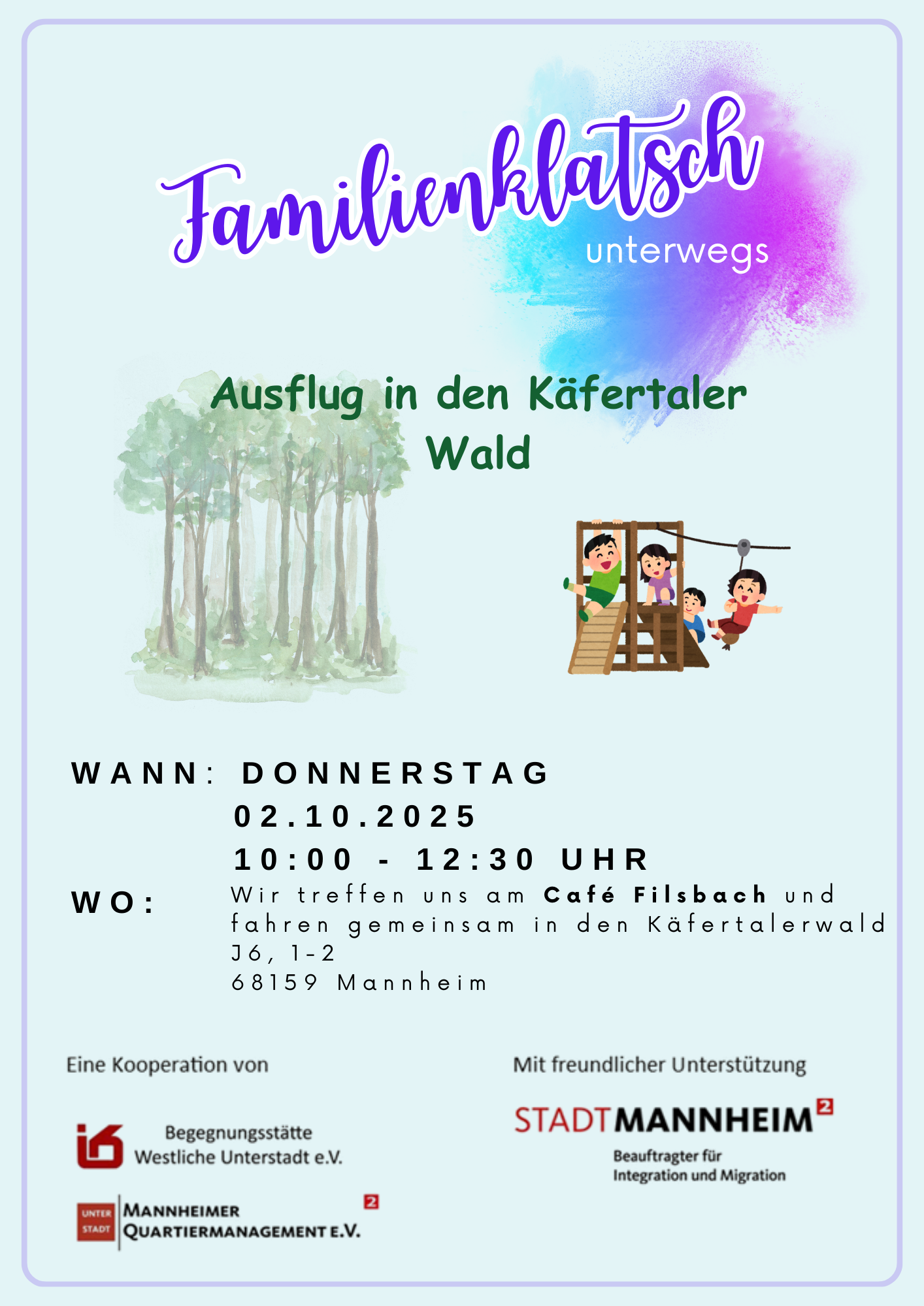Flyer linksbündig Käfertalerwald