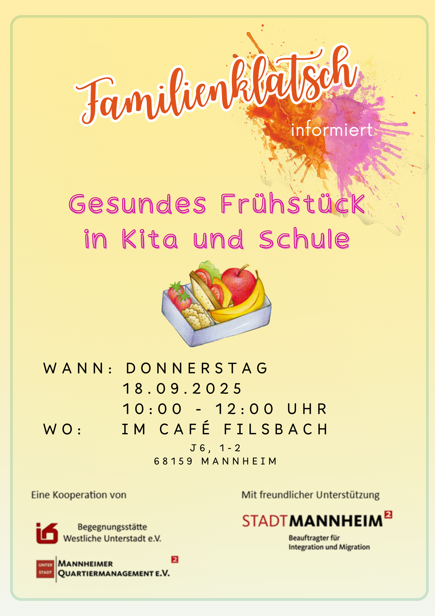 Familienklatsch GesundesFrühstück